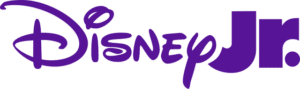 The Disney Junior logo in purple, representing the brand's connection to family-friendly entertainment. Used in the context of Pixar’s ‘Elio’ underwhelming performance in New York theaters, highlighting the brand’s challenge in capturing audience interest with its latest release.